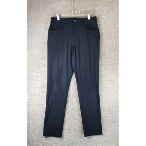 Vuori Meta Performance Chino Pants Mens 30x31 Black Stretch Straight Leg V4009